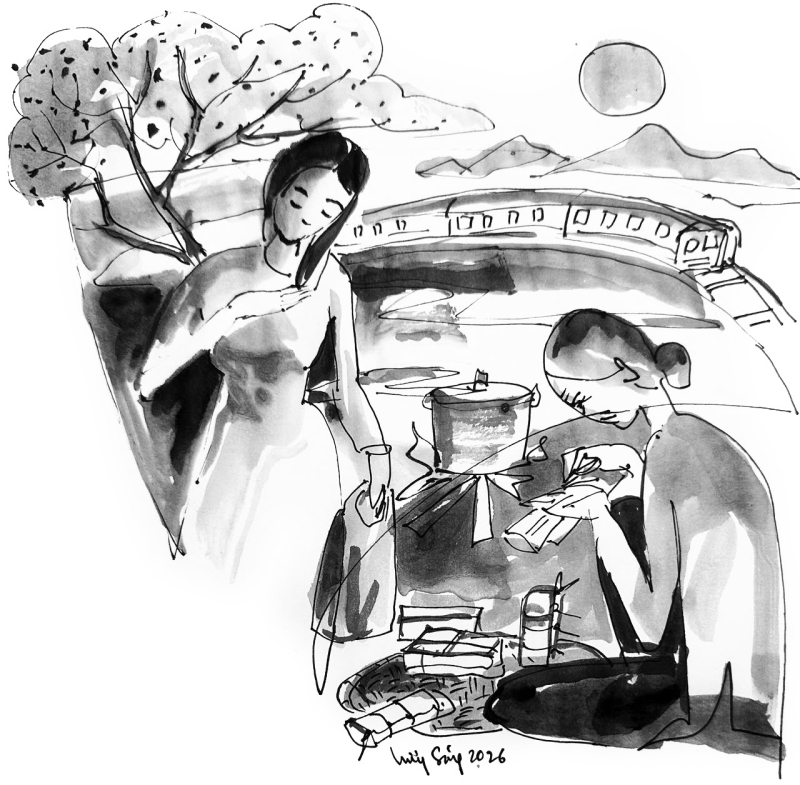 Bên thềm xuân