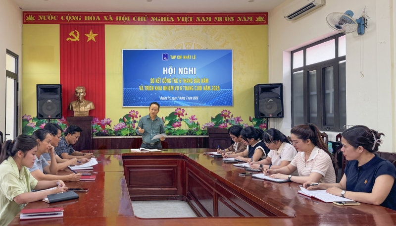 Tạp chí Nhật Lệ triển khai nhiệm vụ 6 tháng cuối năm 2026