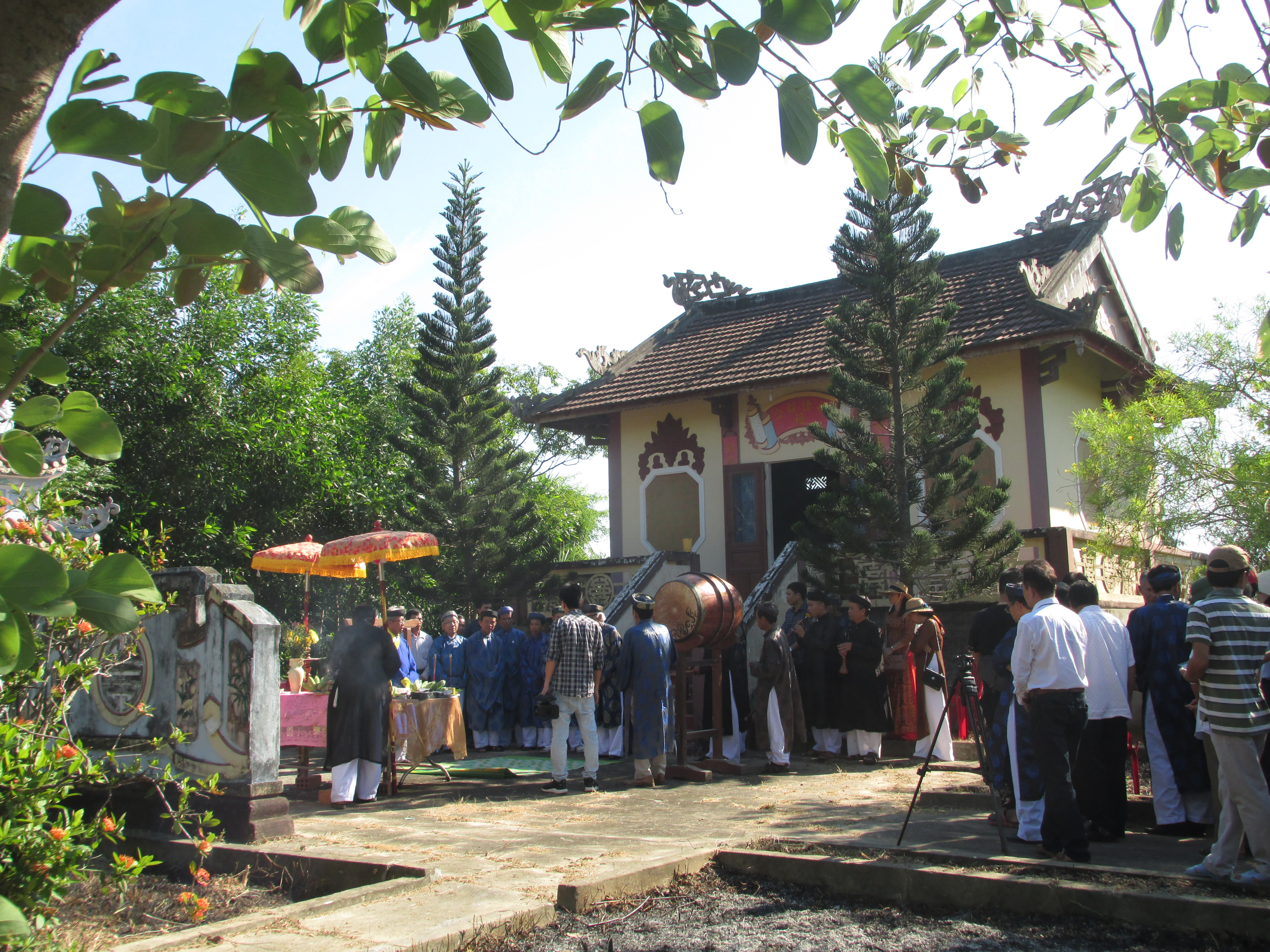 Đền thờ Kỳ vĩ Quận công Nguyễn Văn Tường ở làng An Cư (xã Nam Cửa Việt) - Ảnh: Thanh Hà