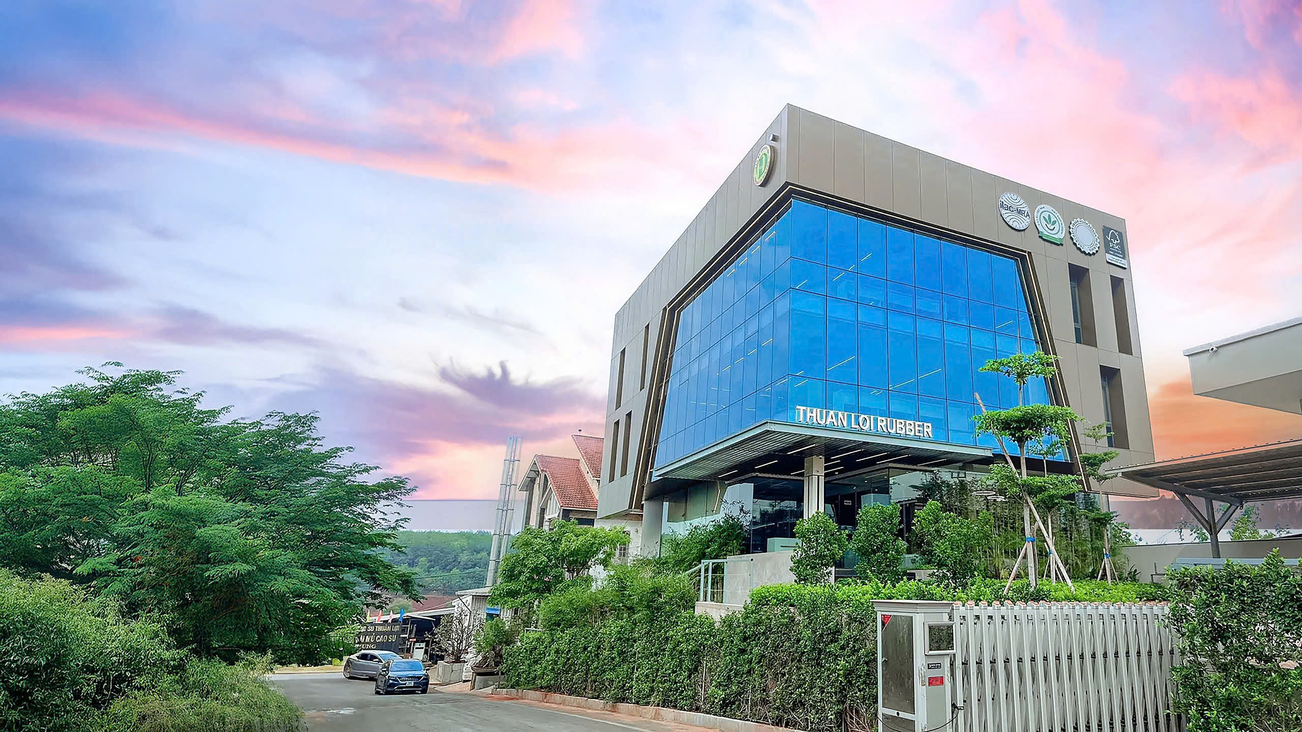 Trụ sở Công ty Cao su Thuận Lợi (Bình Phước cũ) - Ảnh: TGCC