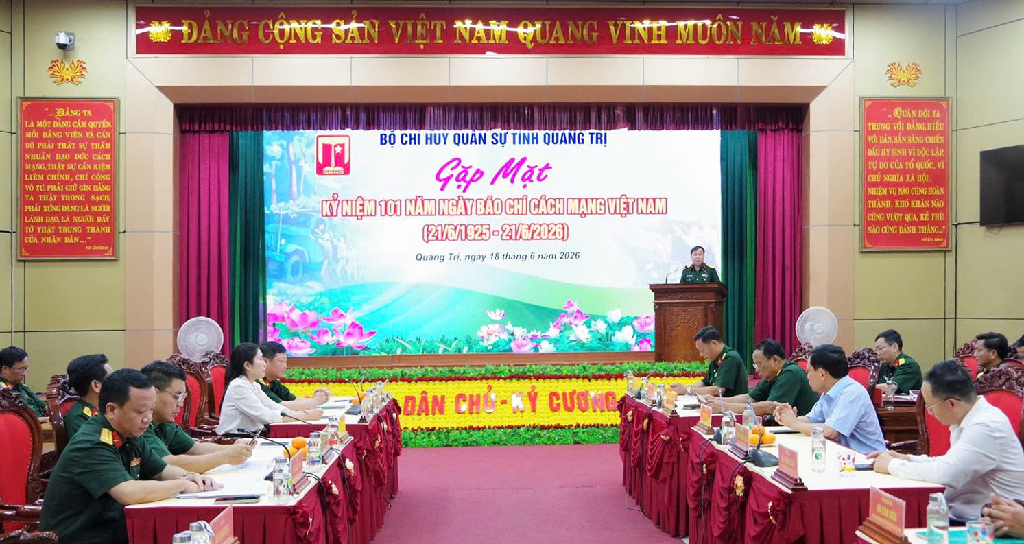 gặp mặt các cơ quan báo chí nhân kỷ niệm 101 năm Ngày Báo chí Cách mạng Việt Nam - Ảnh: X.D